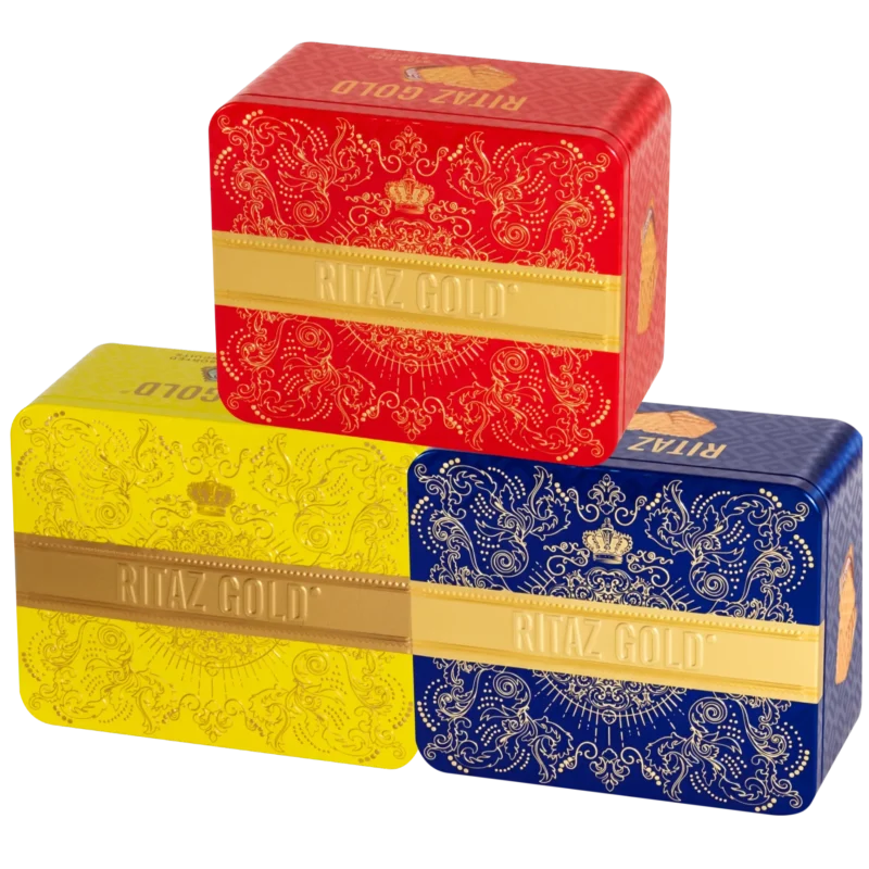 Bánh quy thập cẩm Ritaz Gold hộp thiếc 150g-1