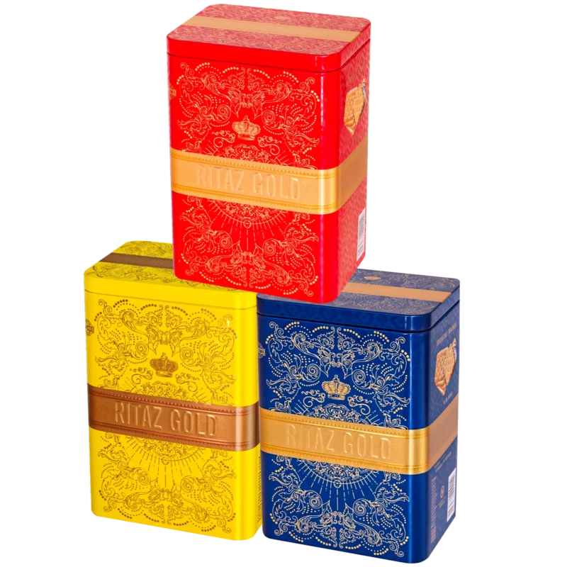 Bánh quy thập cẩm Ritaz Gold hộp thiếc 165g-1