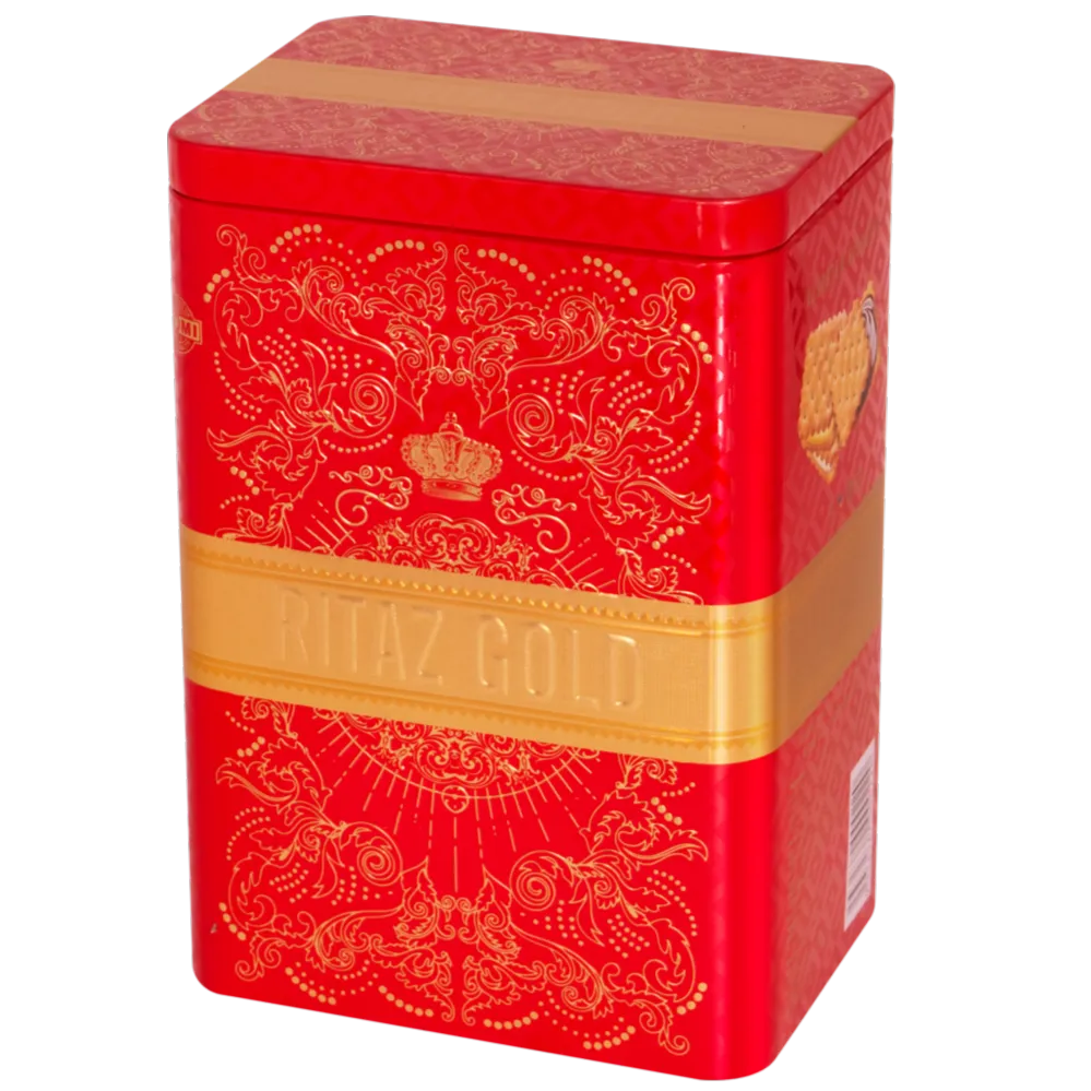 Bánh quy thập cẩm Ritaz Gold hộp thiếc 165g-2
