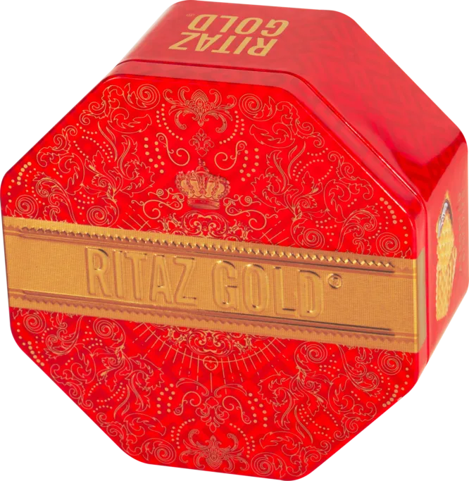 Bánh quy thập cẩm Ritaz Gold hộp thiếc 90g-2