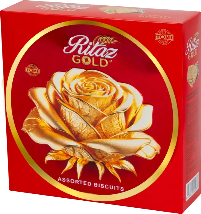 Bánh quy thập cẩm Ritaz Gold hộp thiếc hoa hồng 315g-2