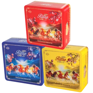 Bánh quy thập cẩm Ritaz Gold hộp thiếc mã đáo 180g-1