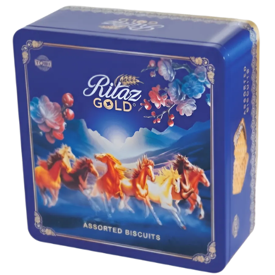Bánh quy thập cẩm Ritaz Gold hộp thiếc mã đáo 180g-3