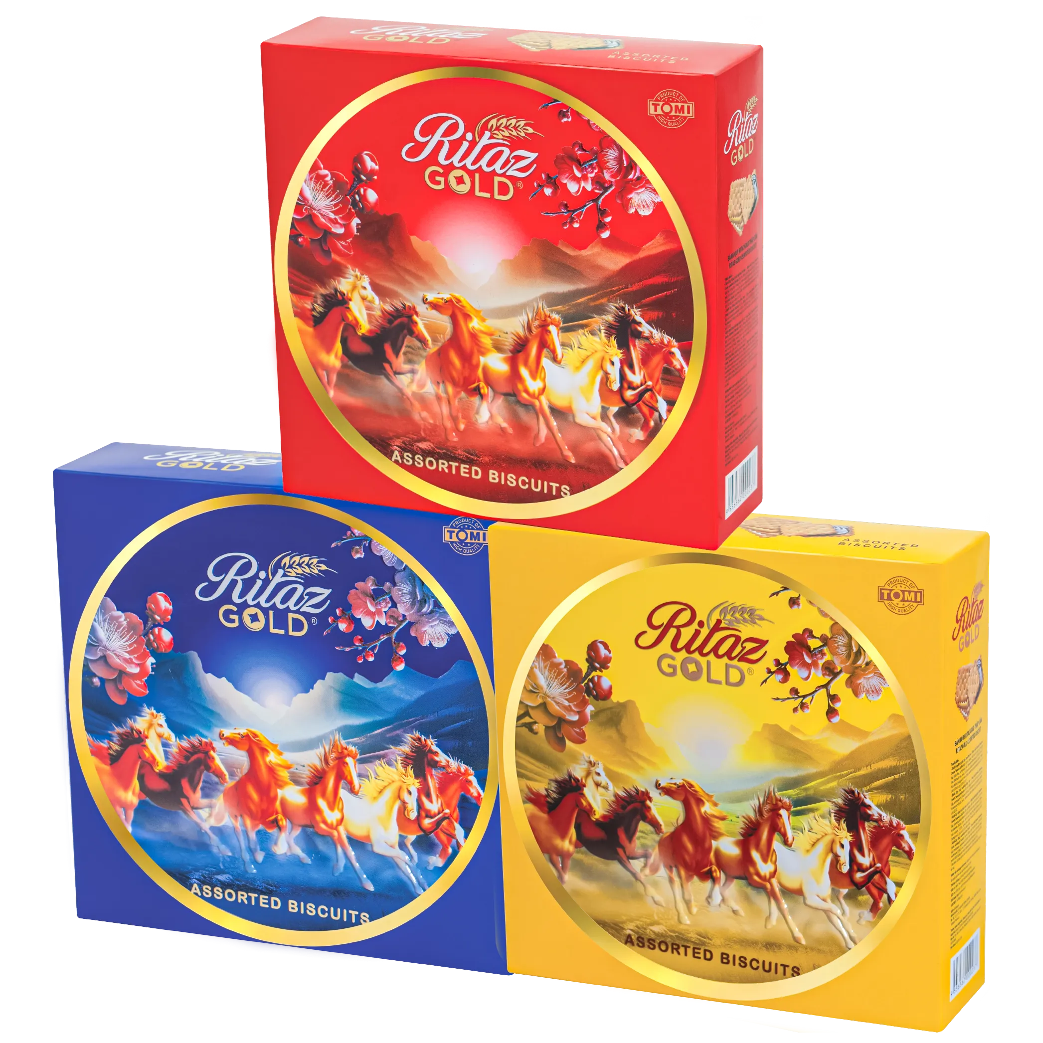 Bánh quy thập cẩm Ritaz Gold hộp thiếc mã đáo 315g-1