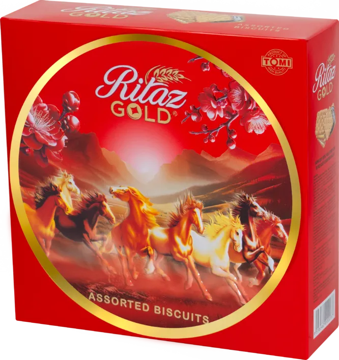 Bánh quy thập cẩm Ritaz Gold hộp thiếc mã đáo 315g-2
