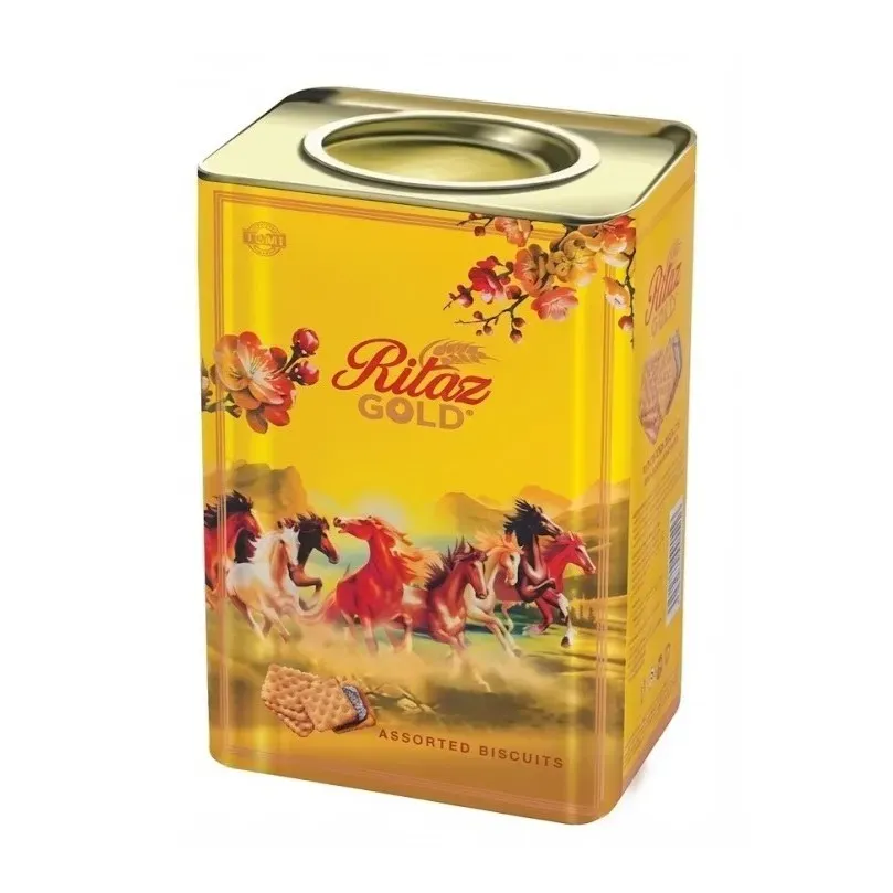 Bánh quy thập cẩm Ritaz Gold hộp thiếc mã đáo 510g-3