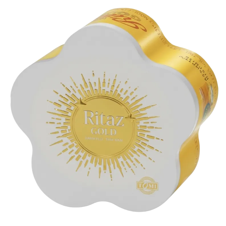 Bánh quy thập cẩm Ritaz Gold hộp thiếc mặt trời 105g-6