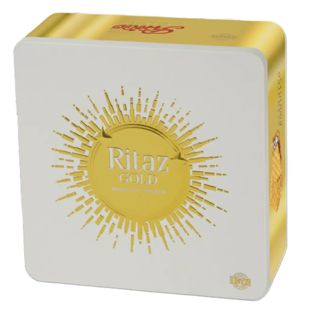Bánh quy thập cẩm Ritaz Gold hộp thiếc mặt trời 180g-6