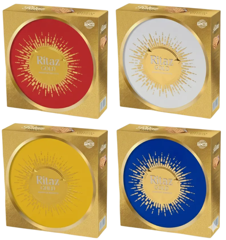 Bánh quy thập cẩm Ritaz Gold hộp thiếc mặt trời 315g-1