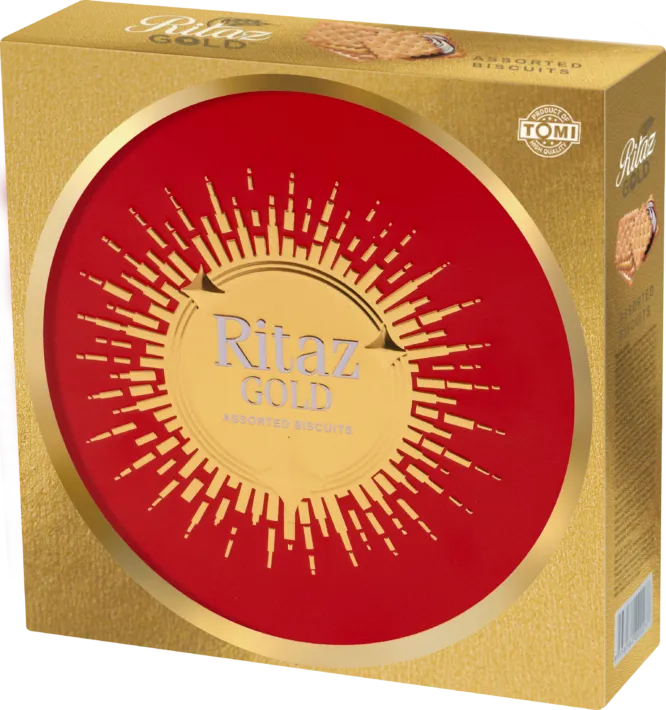Bánh quy thập cẩm Ritaz Gold hộp thiếc mặt trời 315g-2