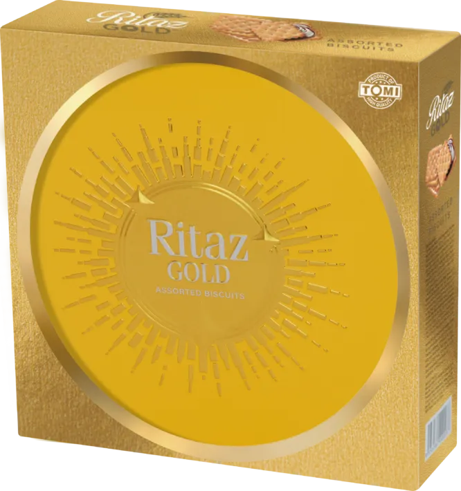 Bánh quy thập cẩm Ritaz Gold hộp thiếc mặt trời 315g-4