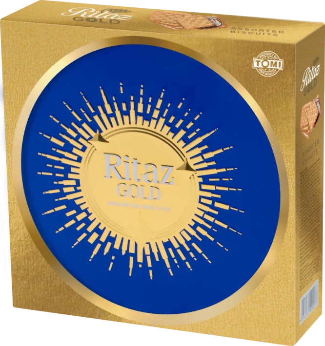 Bánh quy thập cẩm Ritaz Gold hộp thiếc mặt trời 315g-5