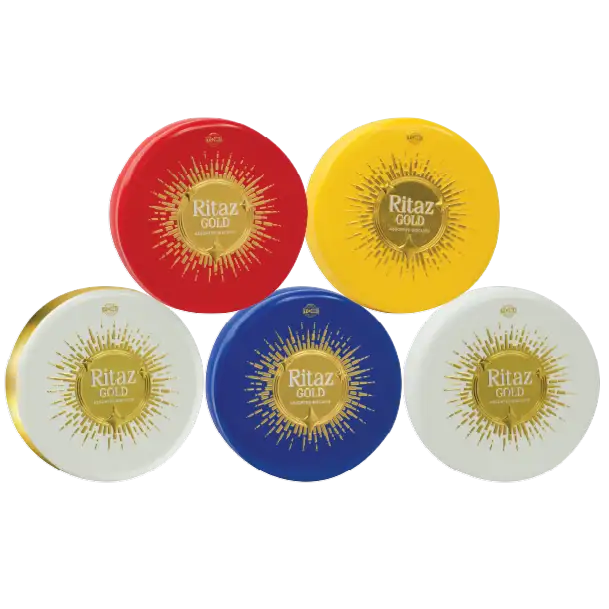 Bánh quy thập cẩm Ritaz Gold hộp thiếc mặt trời 75g-1