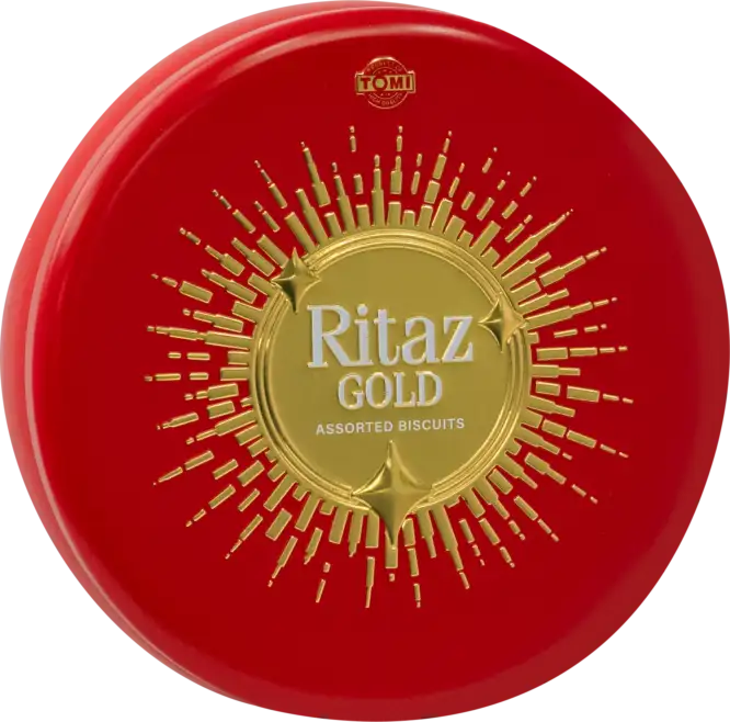 Bánh quy thập cẩm Ritaz Gold hộp thiếc mặt trời 75g-2