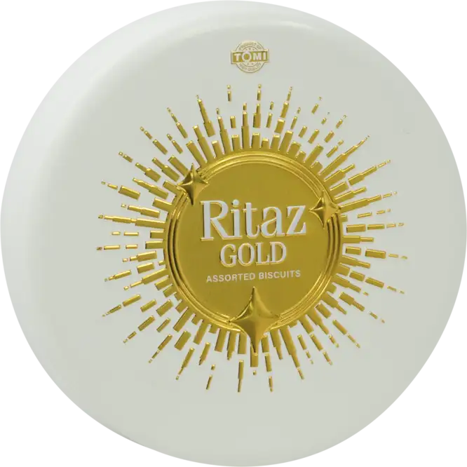 Bánh quy thập cẩm Ritaz Gold hộp thiếc mặt trời 75g-4