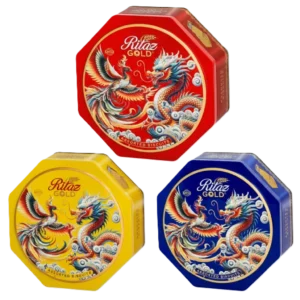 Bánh quy thập cẩm Ritaz Gold hộp thiếc rồng phụng 255g-1
