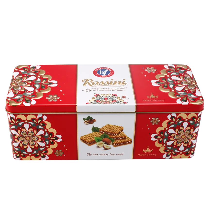 Bánh xốp Rossini Floral hộp thiếc 208g-1