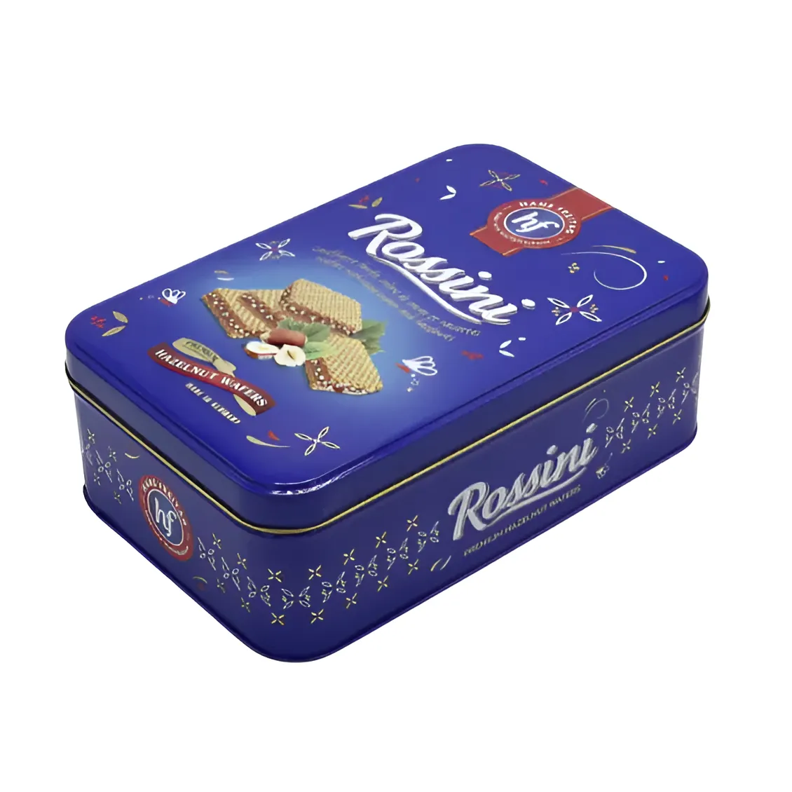 Bánh xốp Rossini Floral hộp thiếc 250g-3