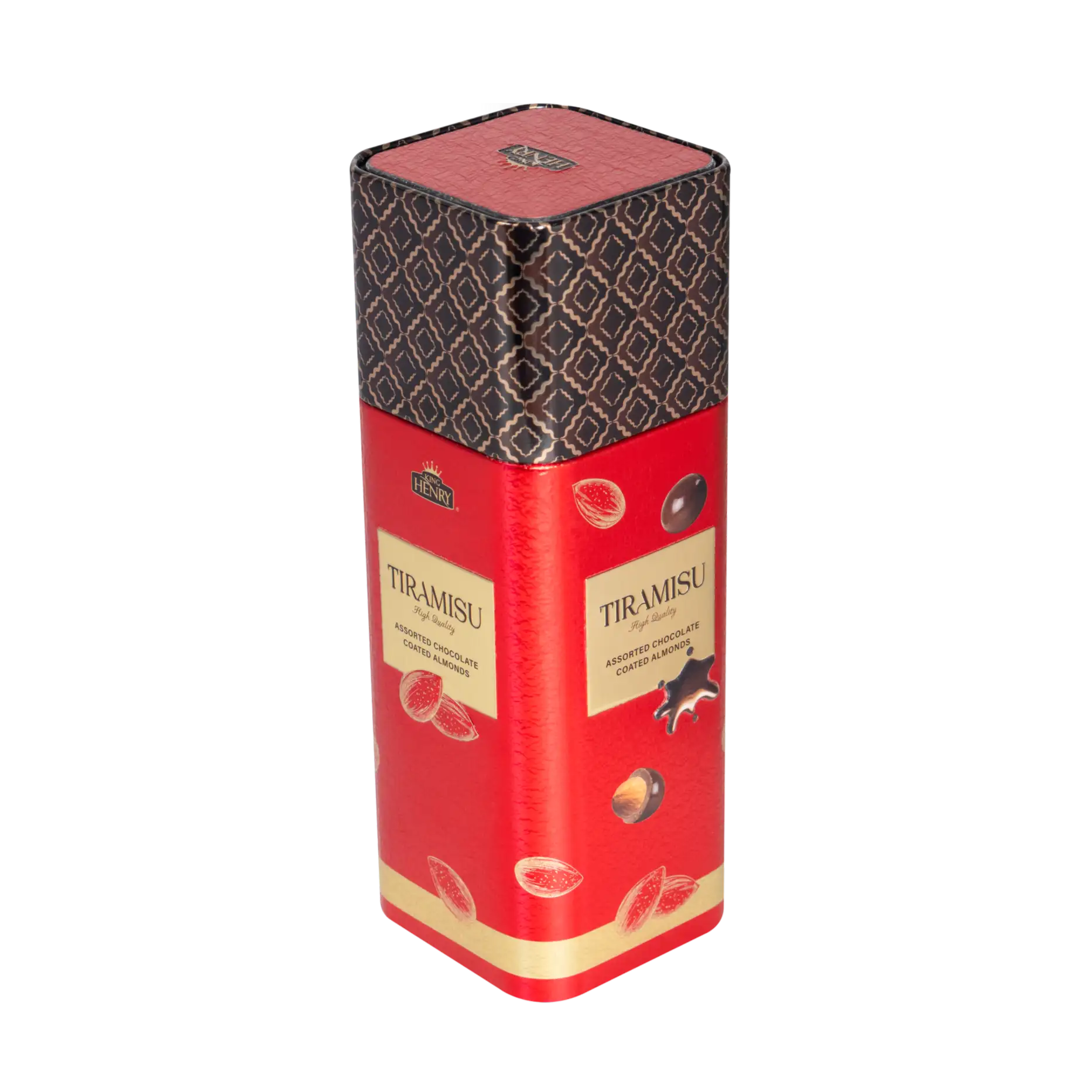 Socola Tiramisu thập cẩm bọc hạnh nhân King Henry hộp thiếc 100g - 2
