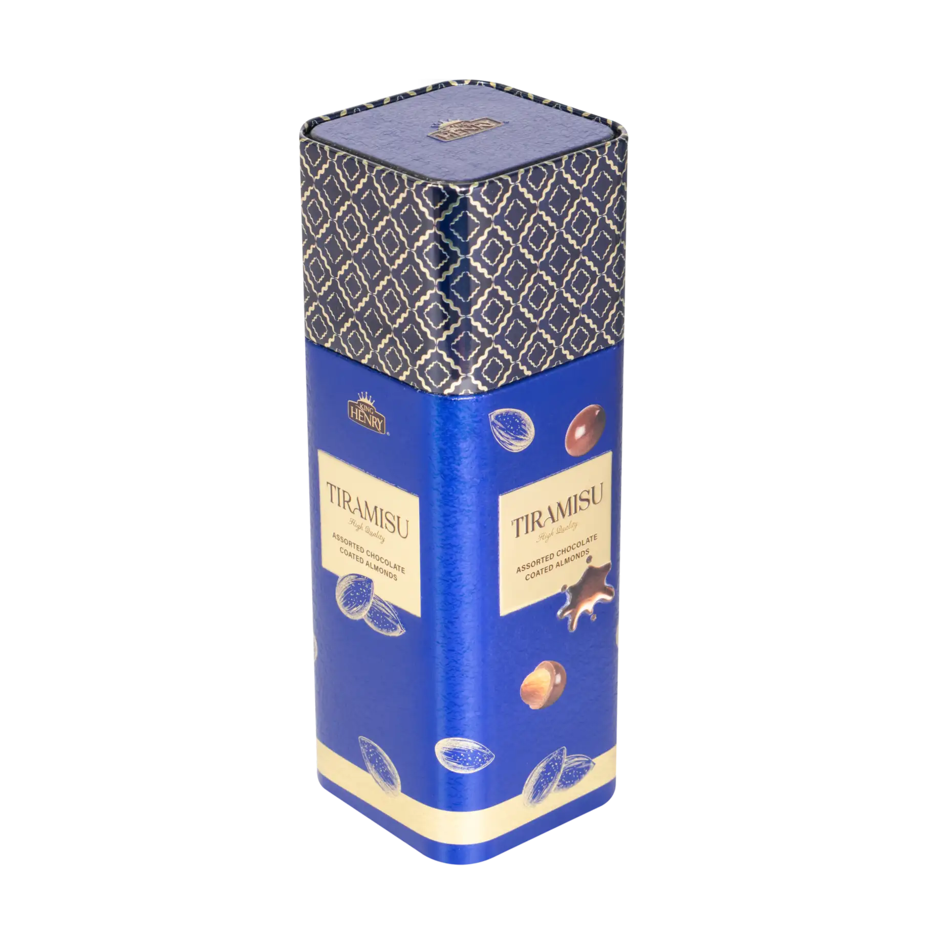 Socola Tiramisu thập cẩm bọc hạnh nhân King Henry hộp thiếc 100g - 3