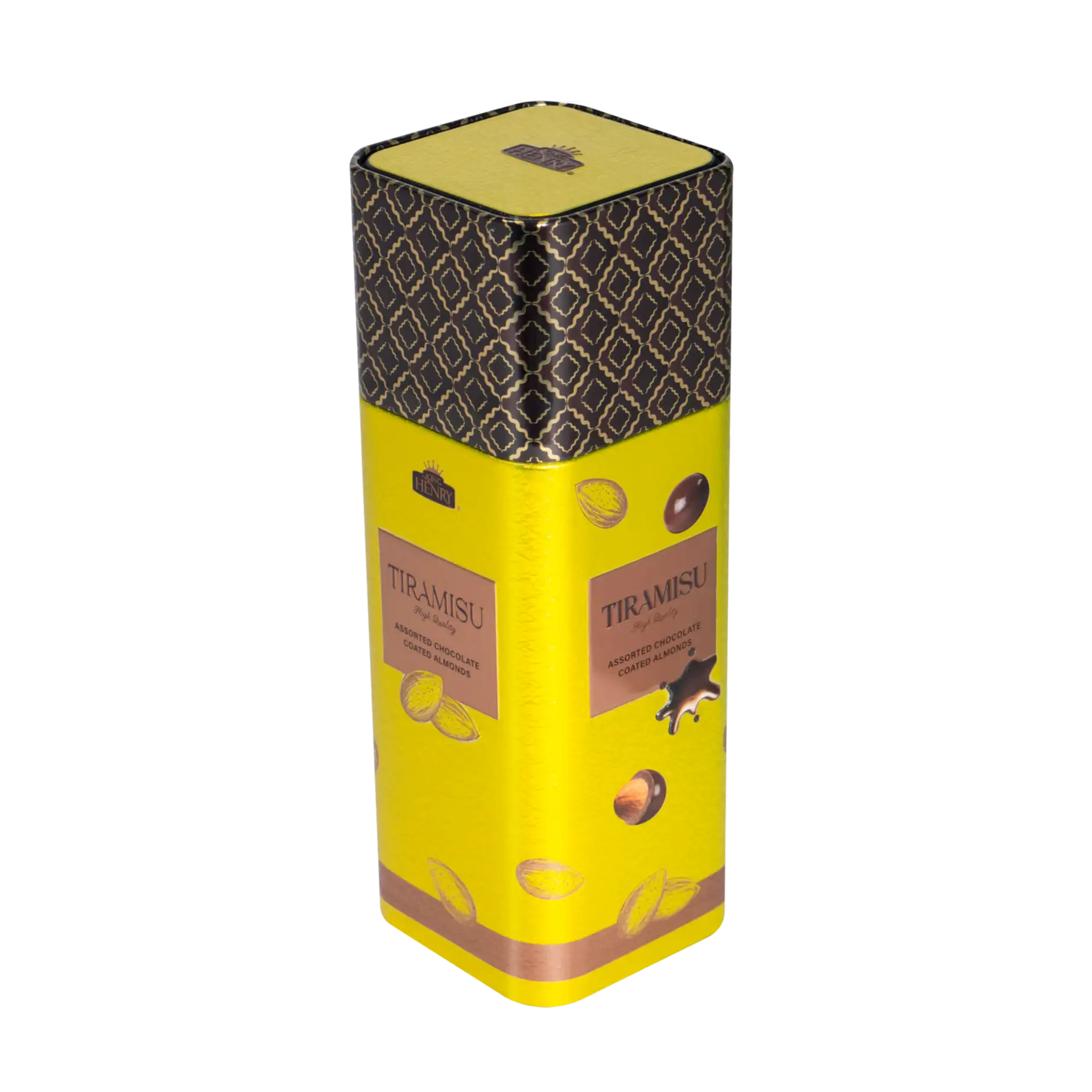 Socola Tiramisu thập cẩm bọc hạnh nhân King Henry hộp thiếc 100g - 5