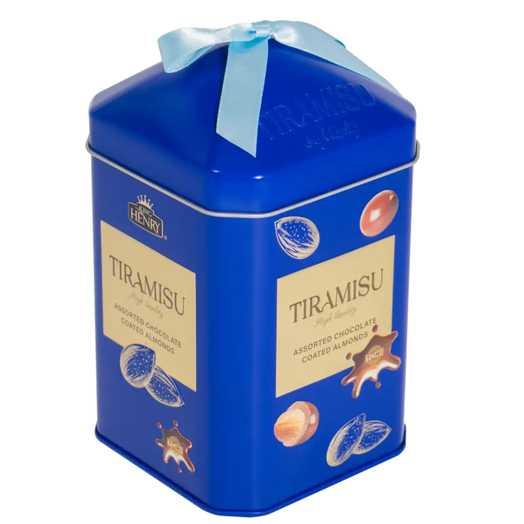 Socola Tiramisu thập cẩm bọc hạnh nhân King Henry hộp thiếc 120g - 3