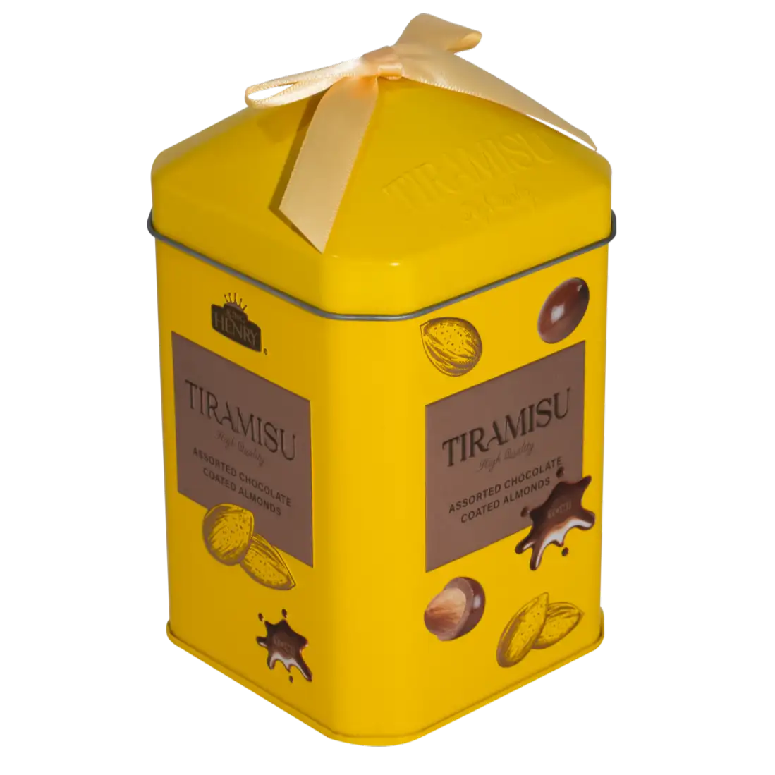 Socola Tiramisu thập cẩm bọc hạnh nhân King Henry hộp thiếc 120g - 5