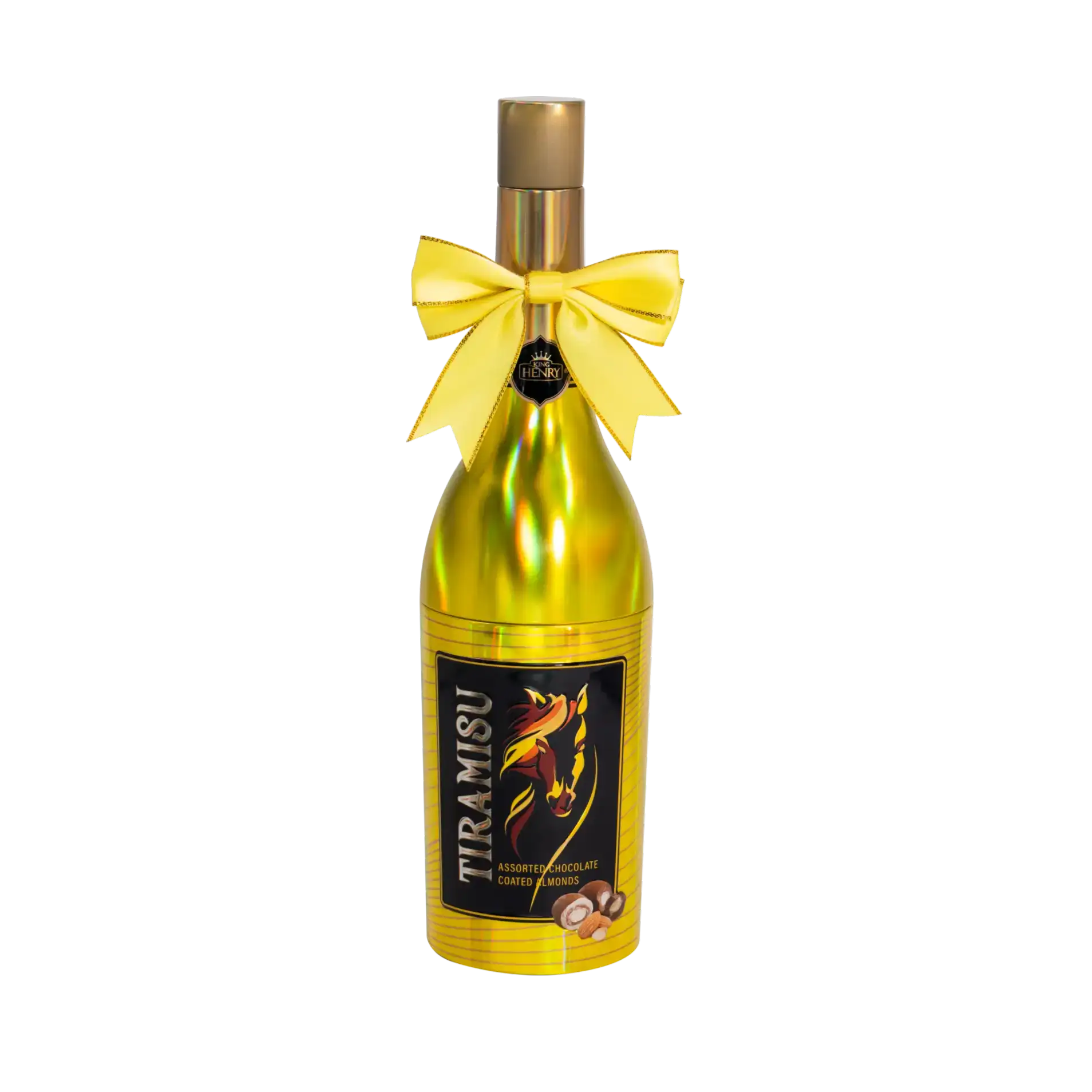 Socola Tiramisu thập cẩm bọc hạnh nhân King Henry hộp thiếc chai rượu 110g - 2