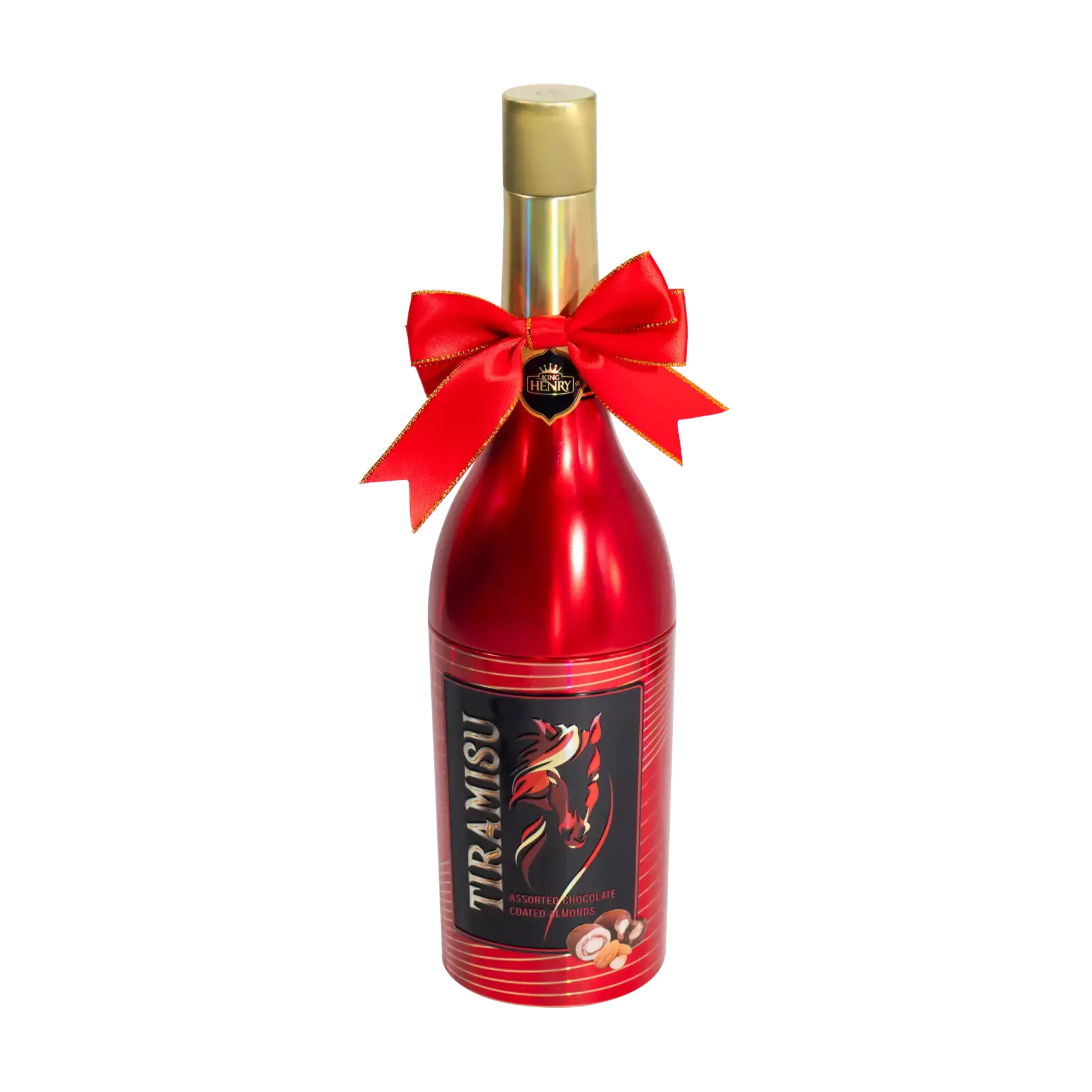 Socola Tiramisu thập cẩm bọc hạnh nhân King Henry hộp thiếc chai rượu 110g - 3