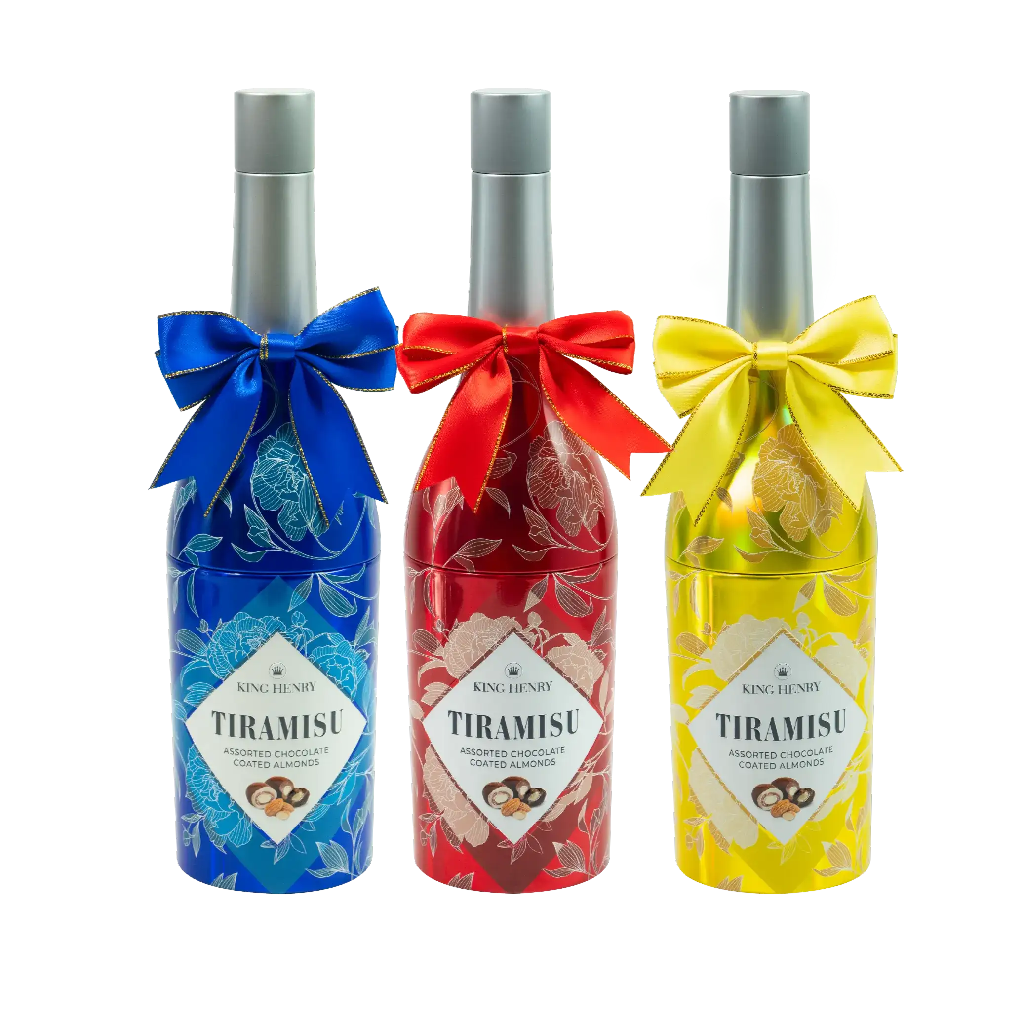 Socola Tiramisu thập cẩm bọc hạnh nhân King Henry hộp thiếc chai rượu 110g - 4
