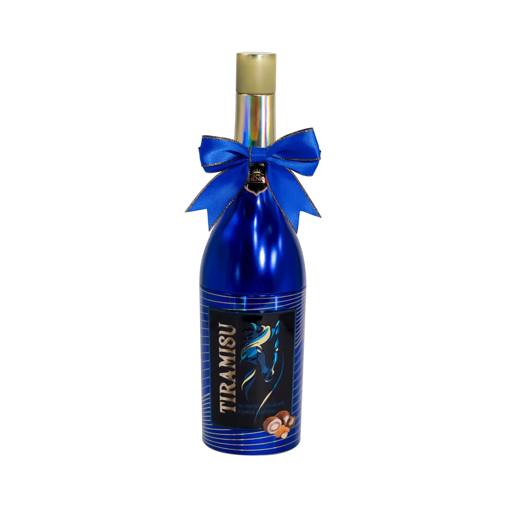 Socola Tiramisu thập cẩm bọc hạnh nhân King Henry hộp thiếc chai rượu 110g - 5