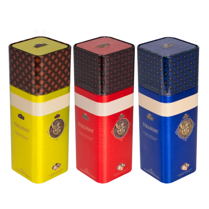 Socola Tiramisu thập cẩm bọc hạnh nhân King Henry hộp thiếc con ngựa 100g - 4