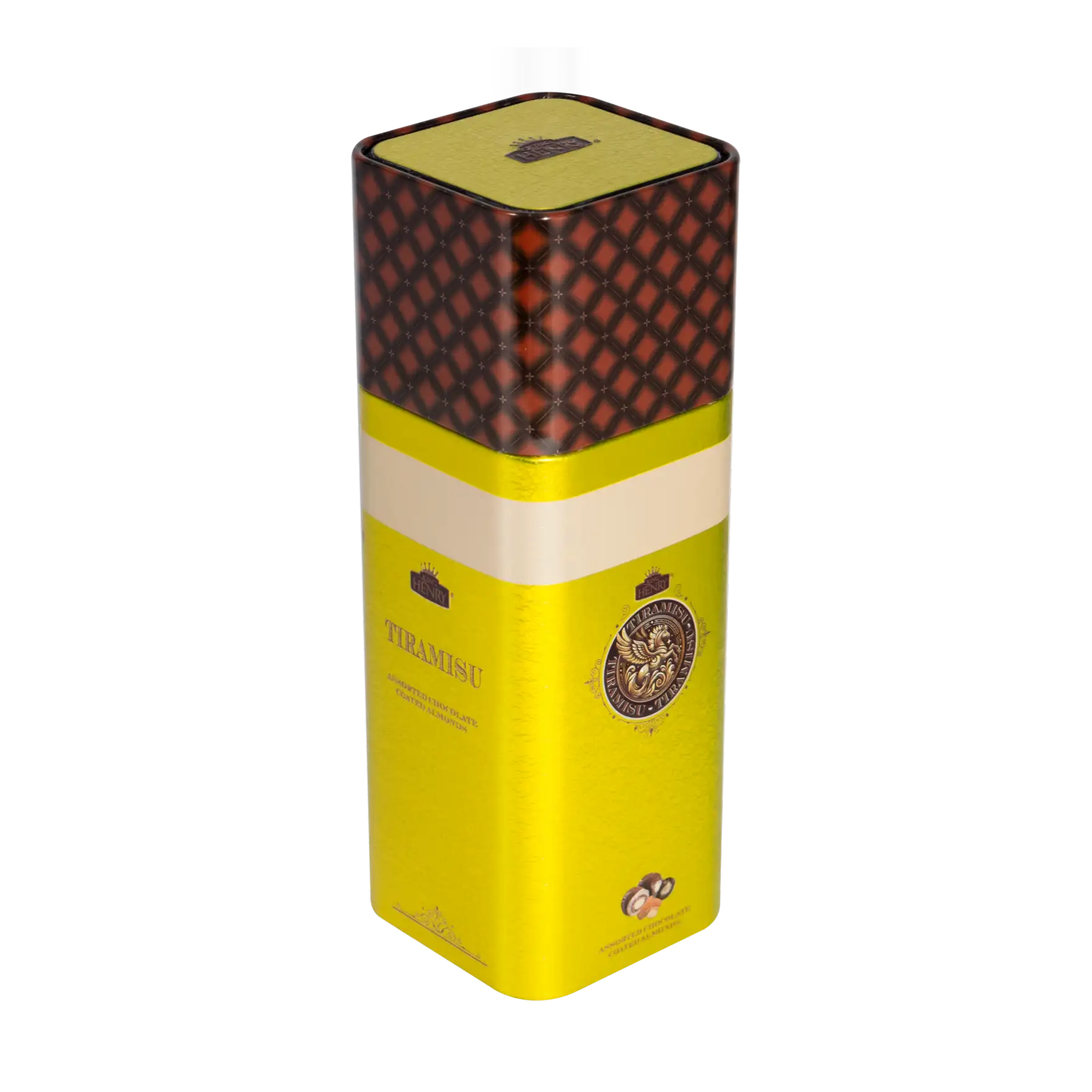 Socola Tiramisu thập cẩm bọc hạnh nhân King Henry hộp thiếc con ngựa 100g - 5