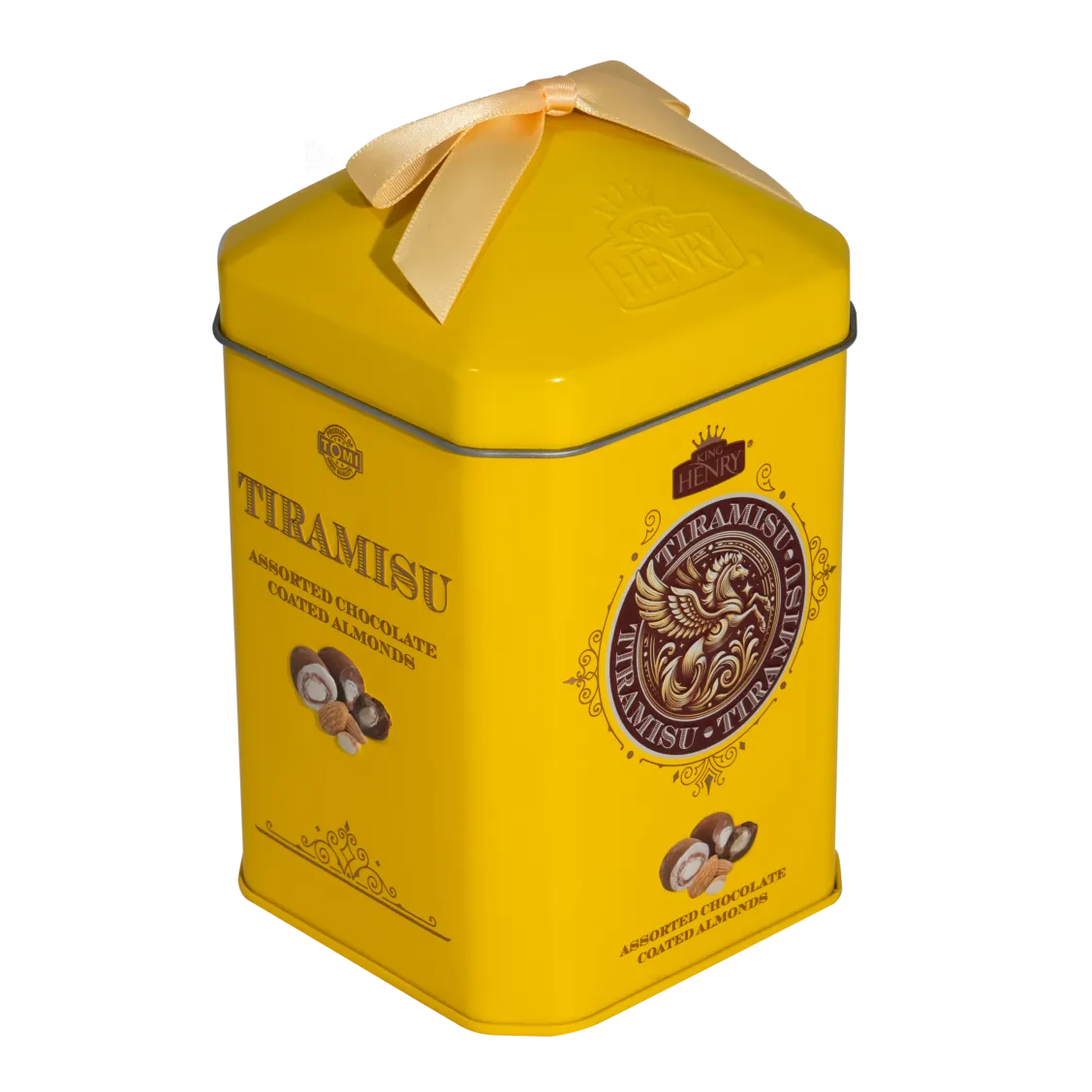 Socola Tiramisu thập cẩm bọc hạnh nhân King Henry hộp thiếc con ngựa 120g - 2