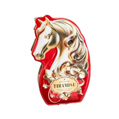 Socola Tiramisu thập cẩm bọc hạnh nhân King Henry hộp thiếc đầu ngựa 120g - 2