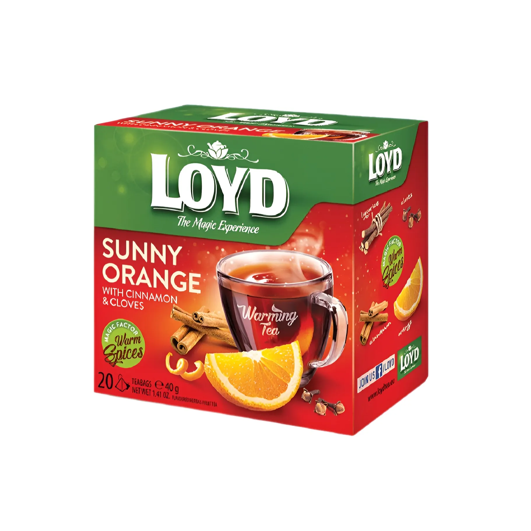 Trà trái cây Loyd hộp giấy 40g-2