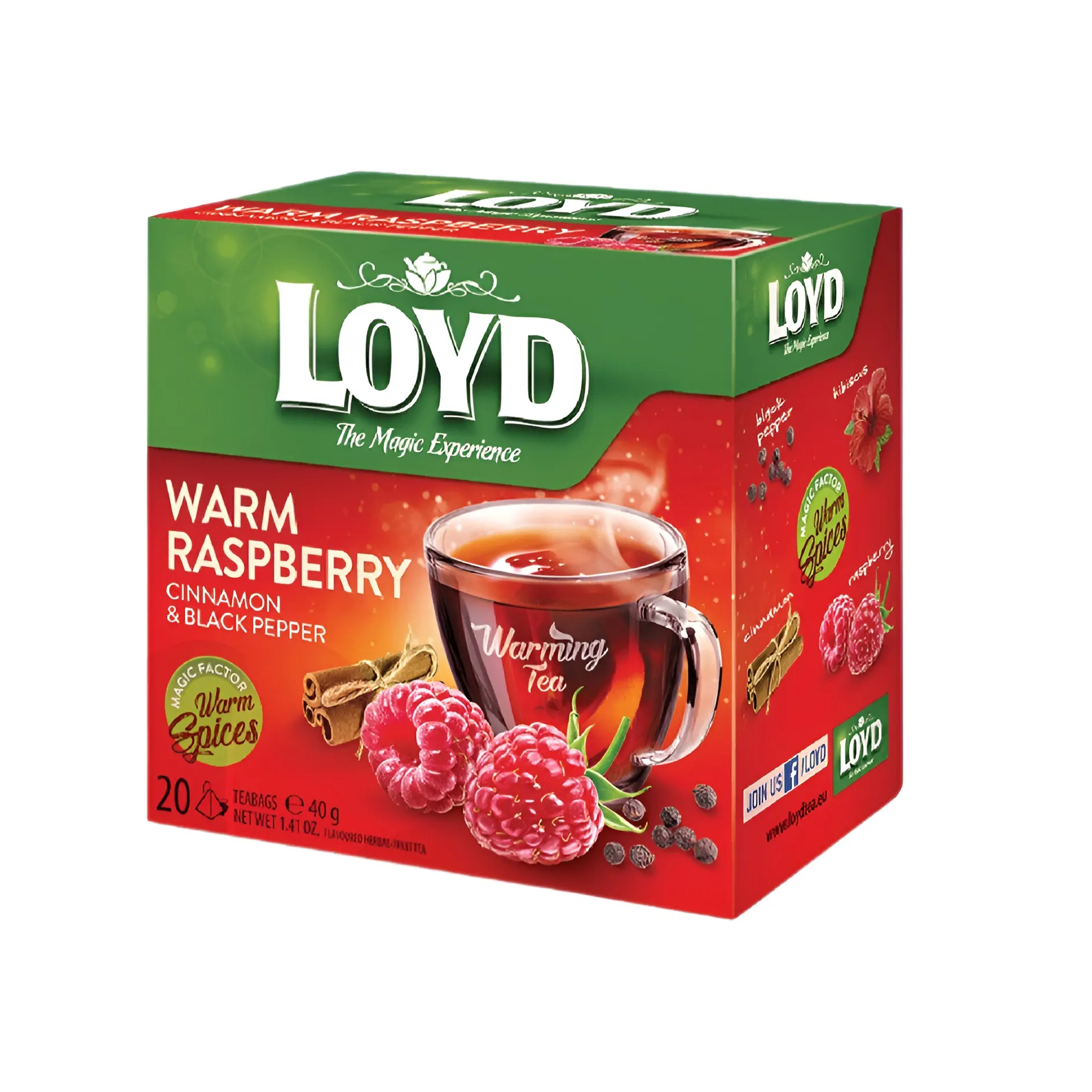 Trà trái cây Loyd hộp giấy 40g-4