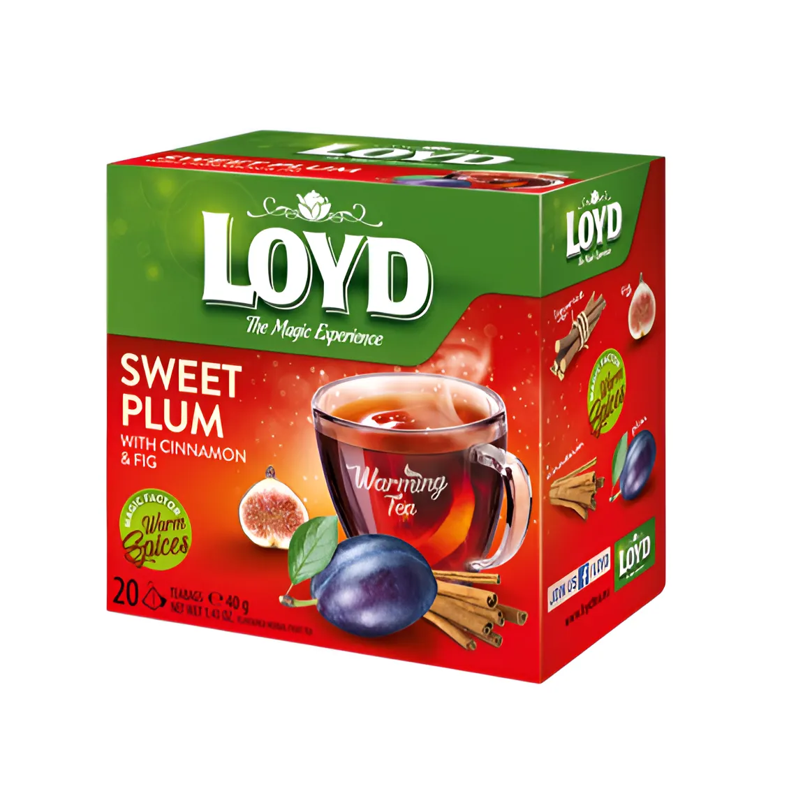 Trà trái cây Loyd hộp giấy 40g-7