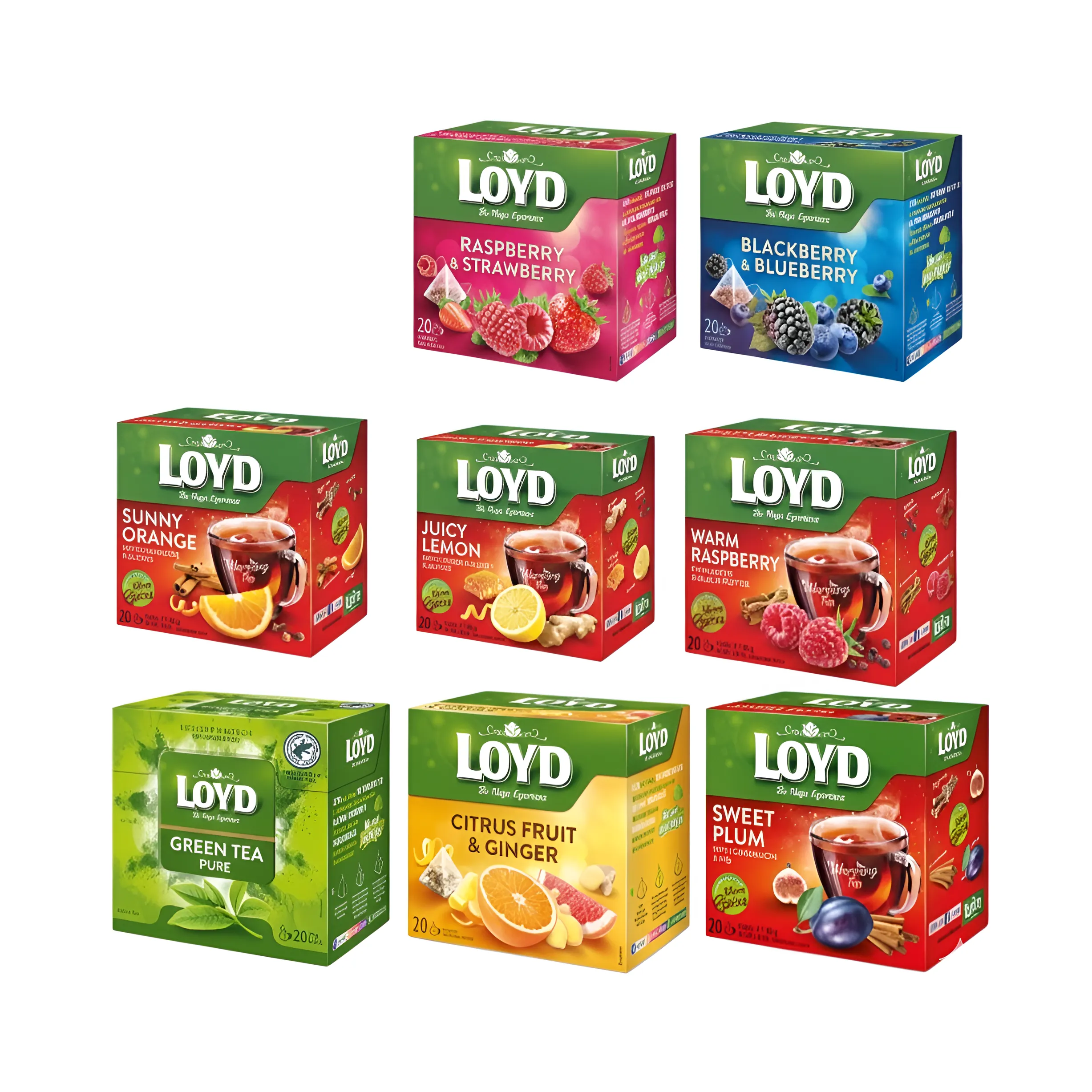 Trà trái cây Loyd hộp giấy 40g